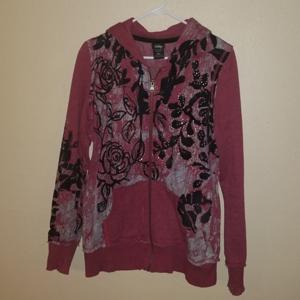 Vanity Zip Up Sweater